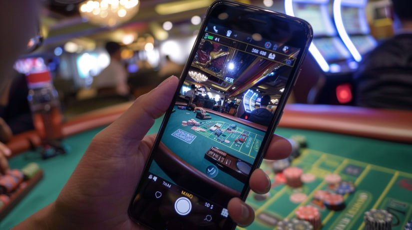 jasaqq mobile app interface showing slot games and live-dealer tables